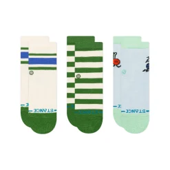 Stance Baby & Toddler Crew Socks 3 Pack Community Green Sale