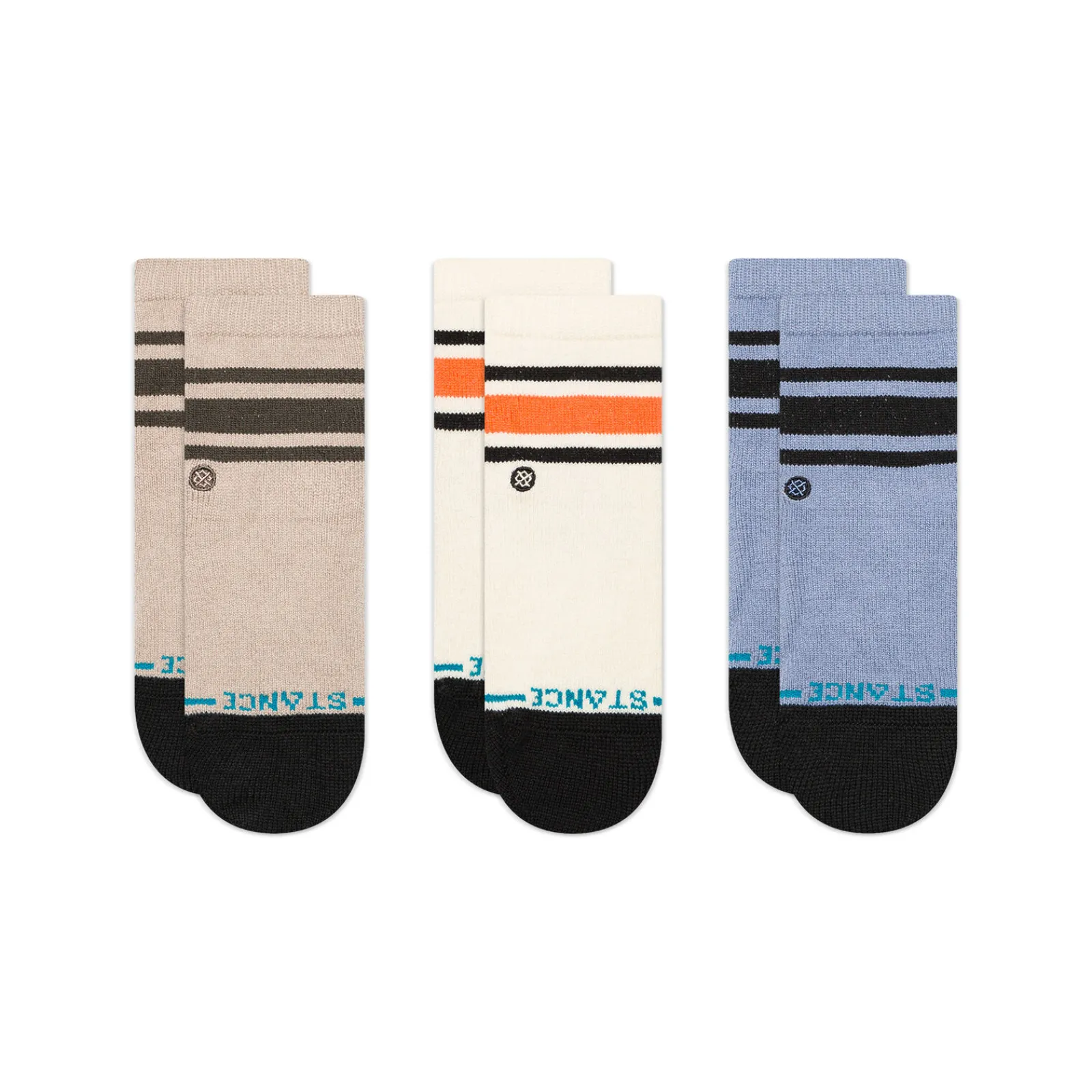 Stance Baby & Toddler Crew Socks 3 Pack Boyd Stringgrey Best