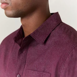 Stance Bales Button Up Cotton Shirt FIG