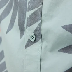 Stance Bales Button Up Organic Cotton Shirt Seagreen Sale
