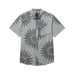 Stance Bales Button Up Organic Cotton Shirt Seagreen Sale