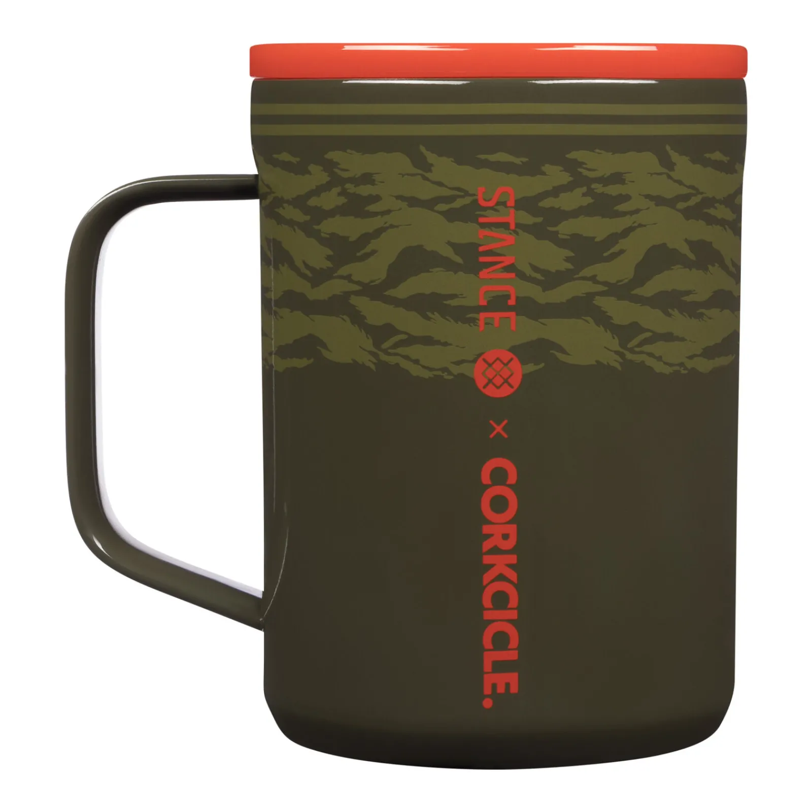Stance Corkcicle Warbird Coffee Mug 16 oz GREEN Clearance
