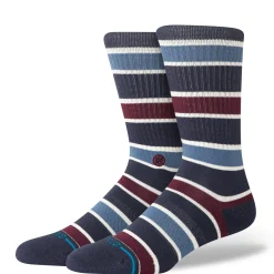 Stance Cotton Crew Medium Cushion Socks Devon Navy Outlet