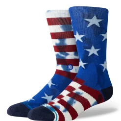 Stance Cotton Crew Medium Cushion Socks The Banner Navy