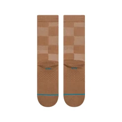 Stance Cotton Crew Medium Cushion Socks Down And Out Brown New
