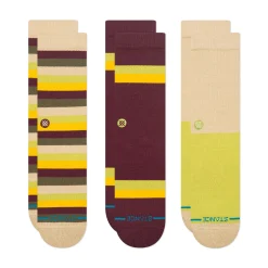 Stance Cotton Crew Socks 3 Pack Upstate Green Sale