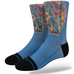 Stance Disney X Frozen Kids Crew Socks Elsa Kaleidoscope Iceblue
