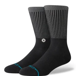 Stance Icon Crew Socks Pop Black Hot