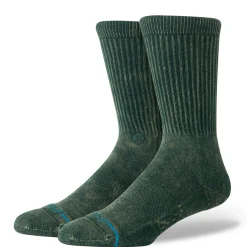 Stance Icon Crew Socks Dyed Pine Best