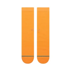 Stance Icon Crew Socks Orange Sand Clearance