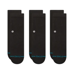 Stance Icon Kids Crew Socks 3 Pack BLACK