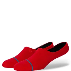 Stance Icon No Show Socks Red Hot