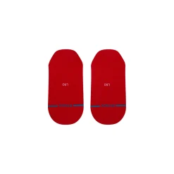 Stance Icon No Show Socks Red Hot