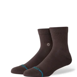 Stance Icon Quarter Socks Darkbrown Clearance