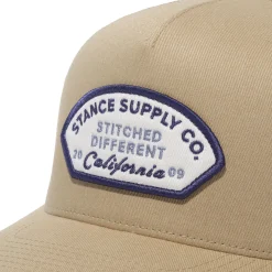 Stance Icon Trucker Hat Khaki Clearance