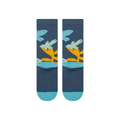 Stance Kids Cotton Crew Socks In Paradise Seablue Hot