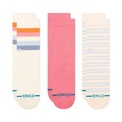 Stance Kids Maliboo Crew Socks 3 Pack PINK Sale