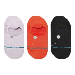 Stance Light Performance No Show Socks 3 Pack Orchid New