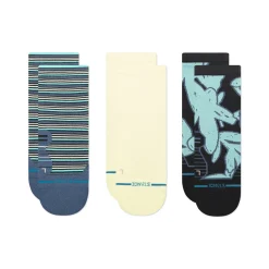 Stance Light Performance Quarter Socks 3 Pack SEABLUE