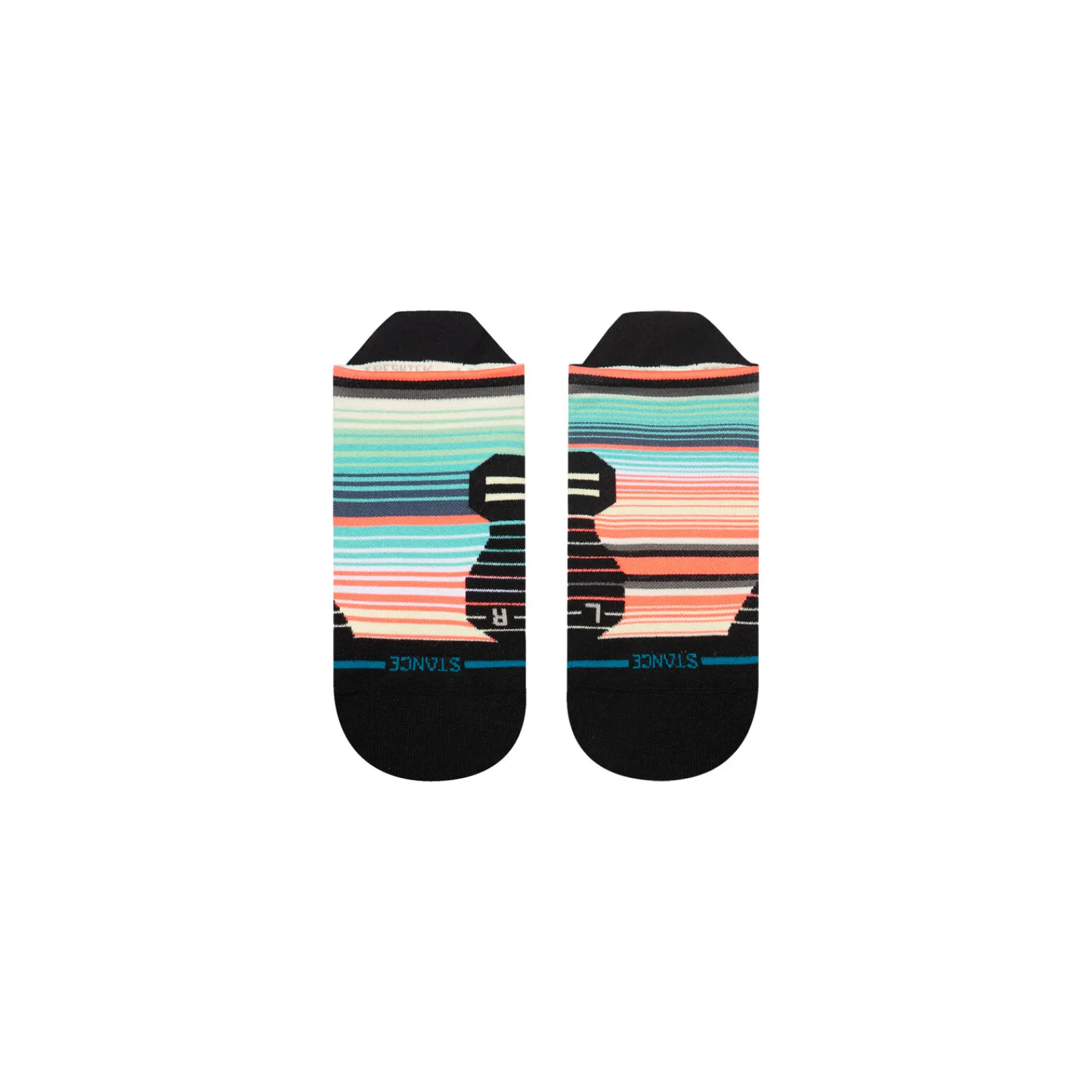 Stance Light Performance Tab Socks Curren Coral