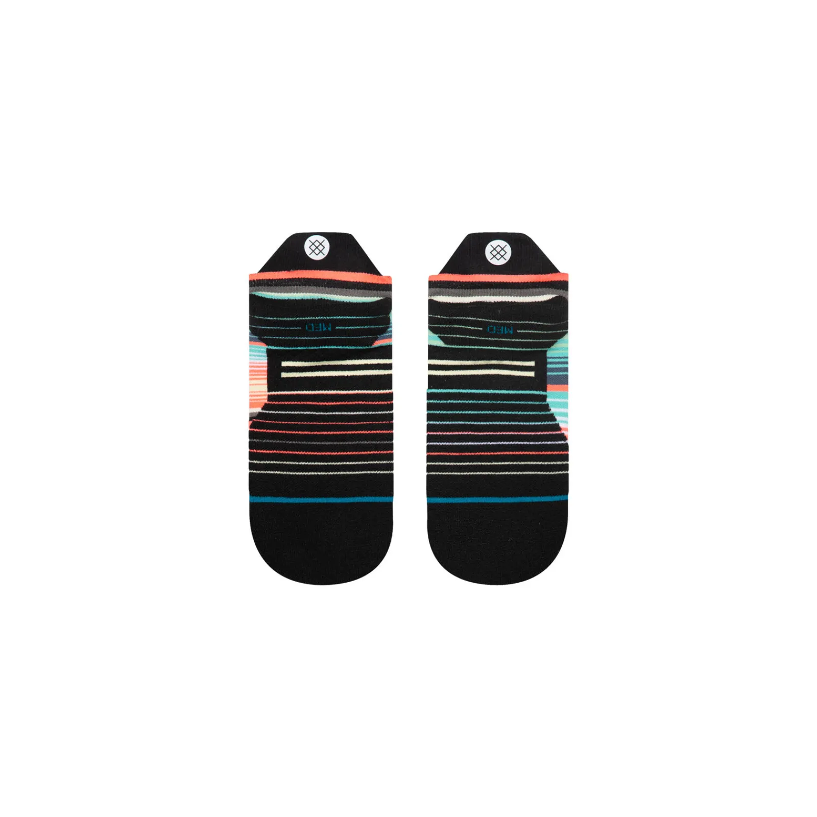 Stance Light Performance Tab Socks Curren Coral