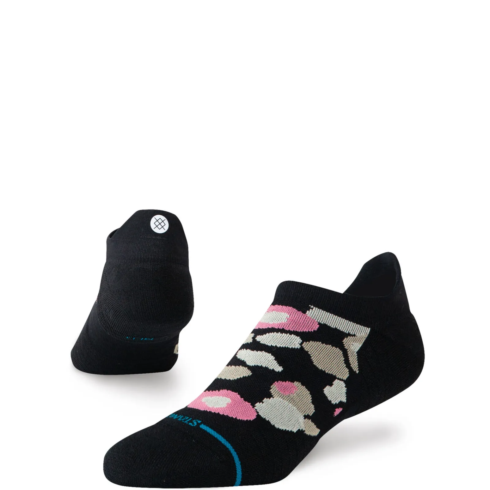 Stance Light Performance Tab Socks Camo Floral Black Outlet