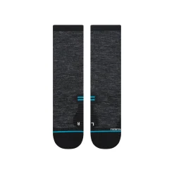 Stance Light Performance Wool Crew Socks Light Wool Run Black Online