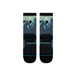 Stance Light Performance Wool Crew Socks Icy Mountain Indigo New