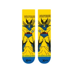 Stance Marvel X Crew Socks Marvel Wolverine Yellow Clearance