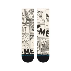 Stance Marvel X Crew Socks Marvel Good Vs Bad Blackwhite