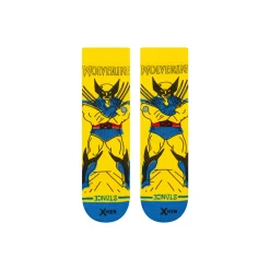 Stance Marvel X Kids Cotton Crew Socks Marvel Wolverine Yellow Best