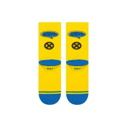 Stance Marvel X Kids Cotton Crew Socks Marvel Wolverine Yellow Best