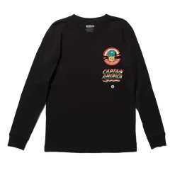Stance Marvel X Stars And Stripes Long Sleeve Tee BLACK Sale
