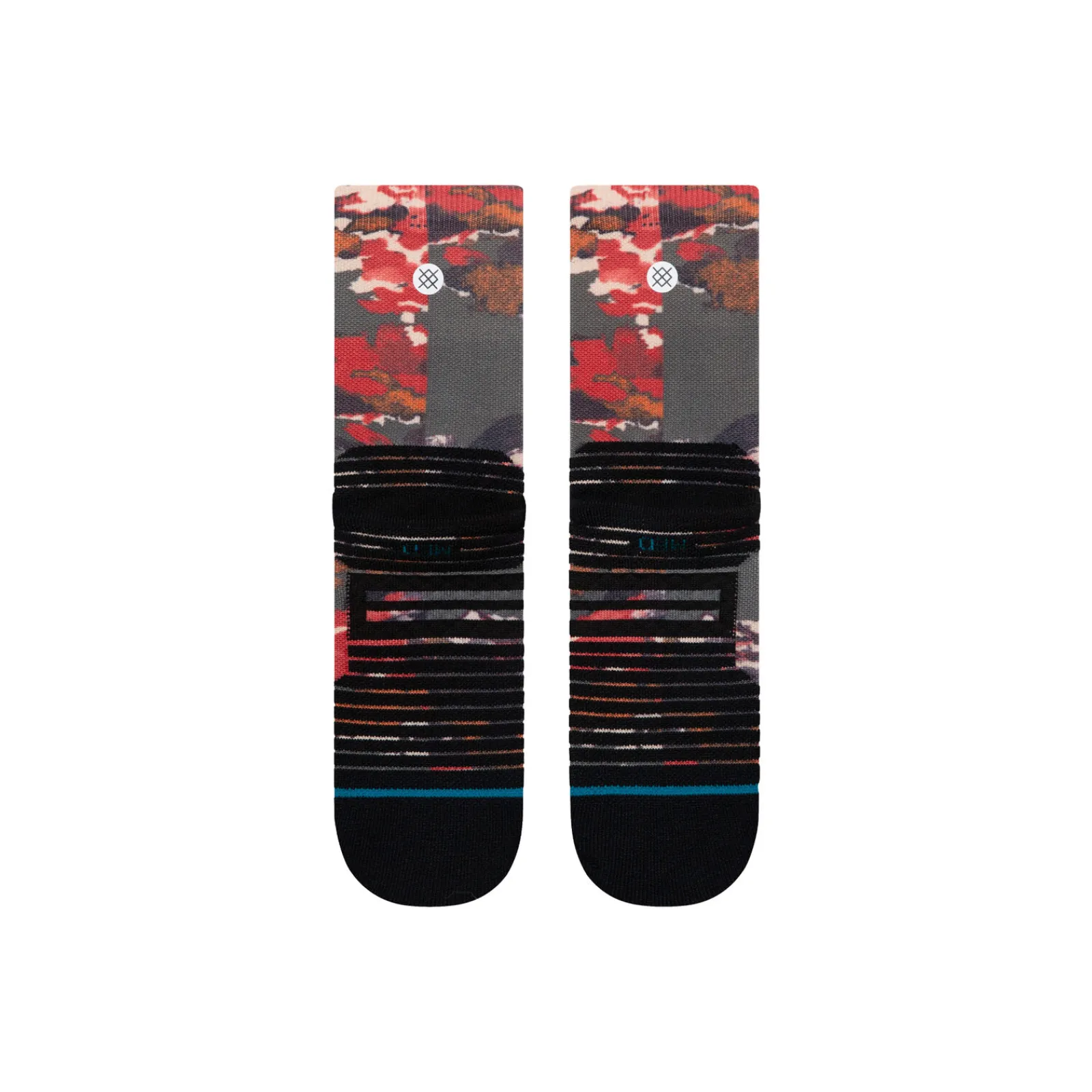 Stance Medium Performance Crew Socks In The Beds Military Green Discount