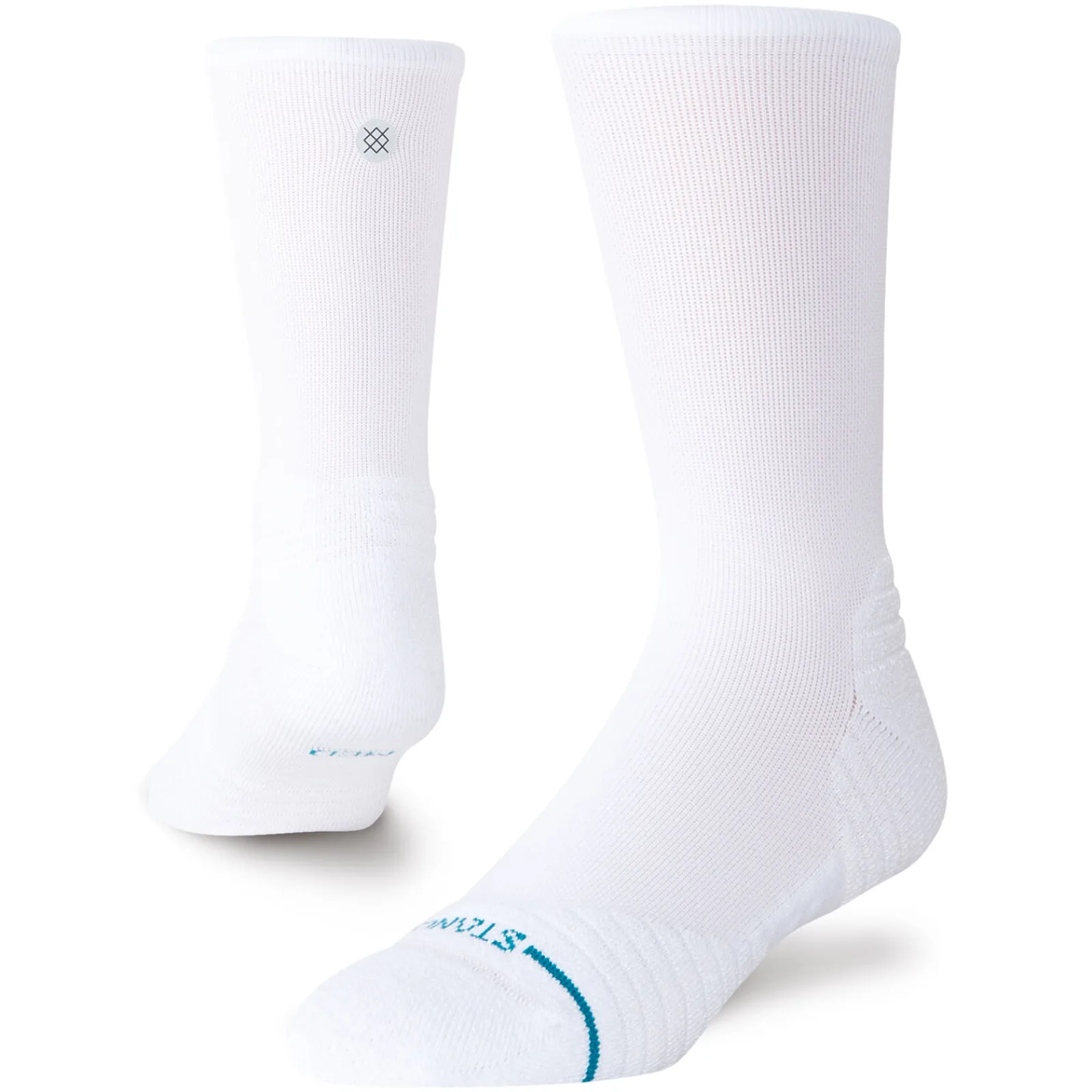 Stance Medium Performance Crew Socks Athletic White Best