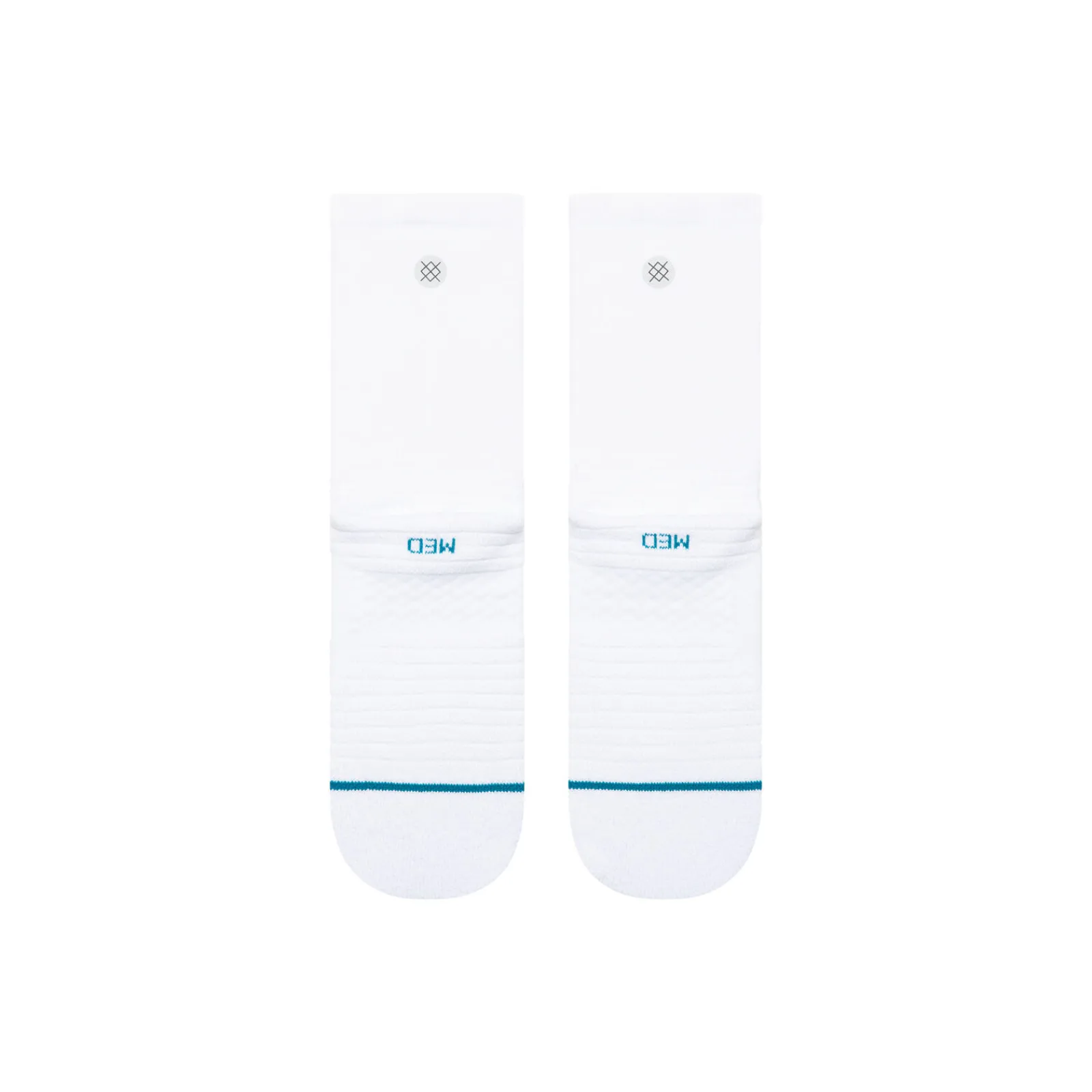 Stance Medium Performance Crew Socks Athletic White Best