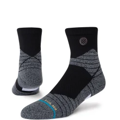 Stance Medium Performance Quarter Socks Icon Sport Black Clearance
