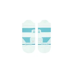 Stance Medium Performance Tab Socks Stacked Up Iceblue New