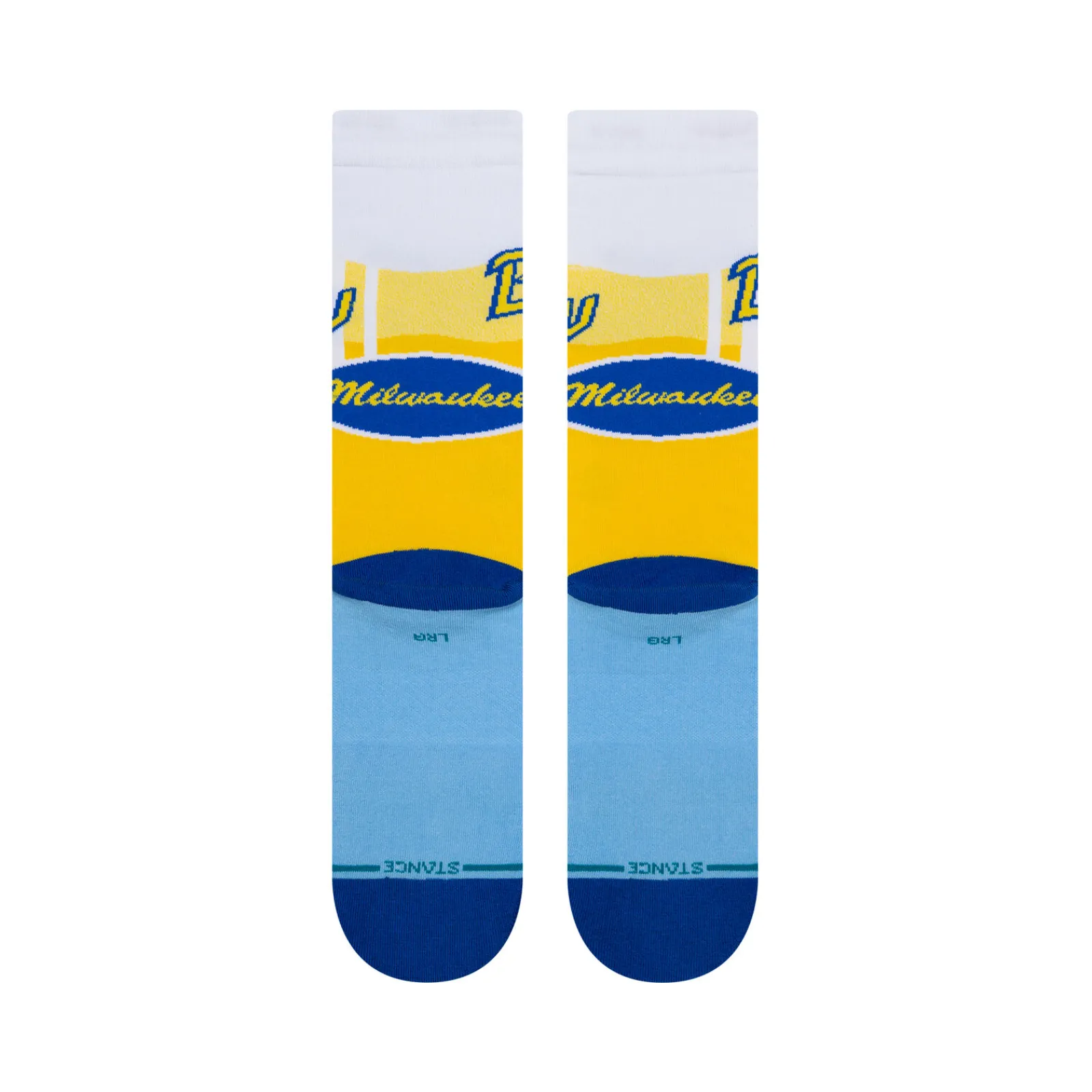 Stance Milwaukee Brewers City Connect Crew Socks WHITE Discount