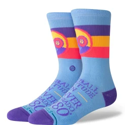 Stance MLB 2025 City Connect Crew Socks Colorado Rockies Lightblue Clearance