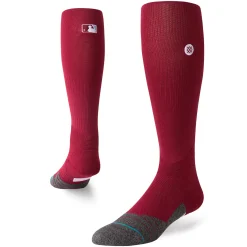 Stance MLB Diamond Pro OTC Socks Maroon Hot