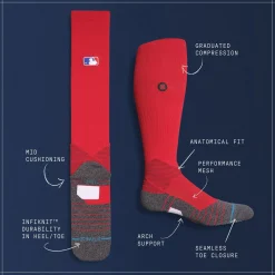 Stance MLB Diamond Pro OTC Socks Bright Royal Blue Discount