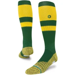 Stance MLB Diamond Pro Stripes OTC Socks GREEN Sale
