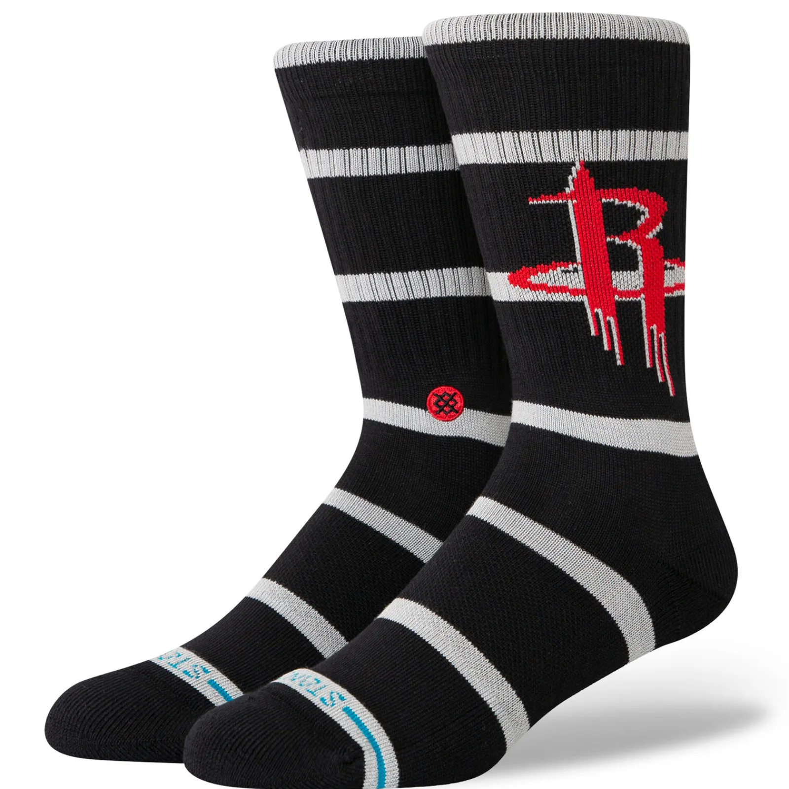 Stance NBA 2024 Prep Crew Socks Houston Rockets