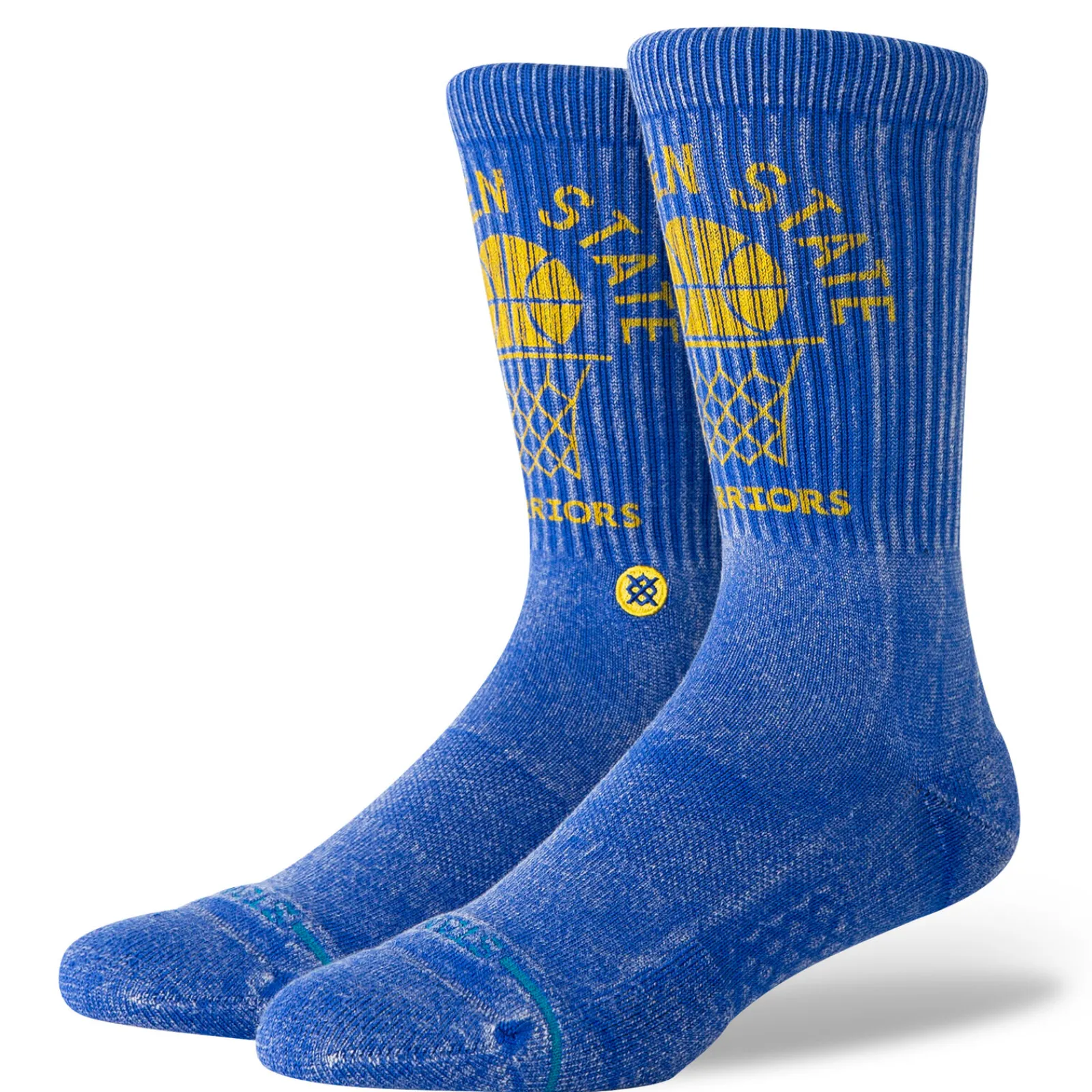 Stance NBA 2024 Vintage Crew Socks Golden State Warriors Best