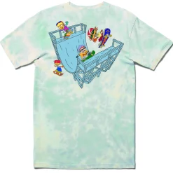 Stance Rocket Power X Graphic Tee Rocket Power Bluedye Best