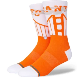 Stance San Francisco Giants Connect Crew Socks ORANGE Hot