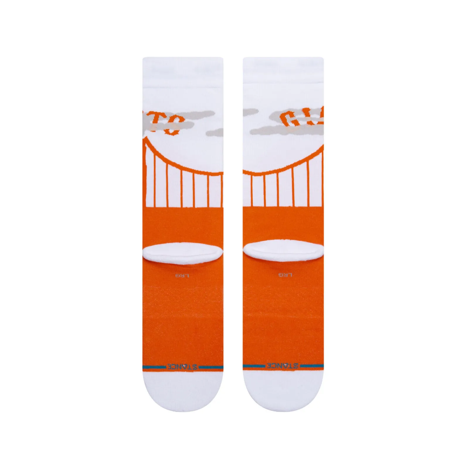 Stance San Francisco Giants Connect Crew Socks ORANGE Hot