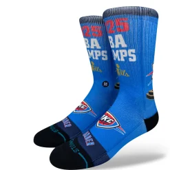 Stance x NBA 2025 Champions Poly Crew Socks Oklahoma City Thunder