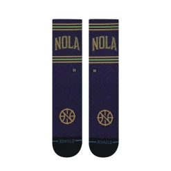 Stance X NBA 2025 City Edition Poly Crew Socks New Orleans Pelicans Outlet